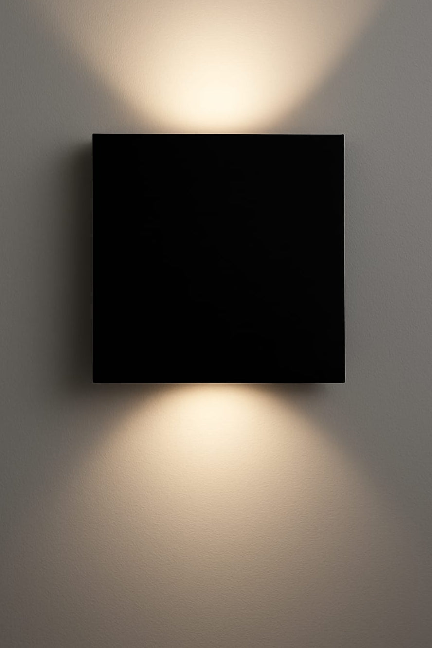 Square shape outdoor light💡 (1+1), Lock option, Water Proof🤿