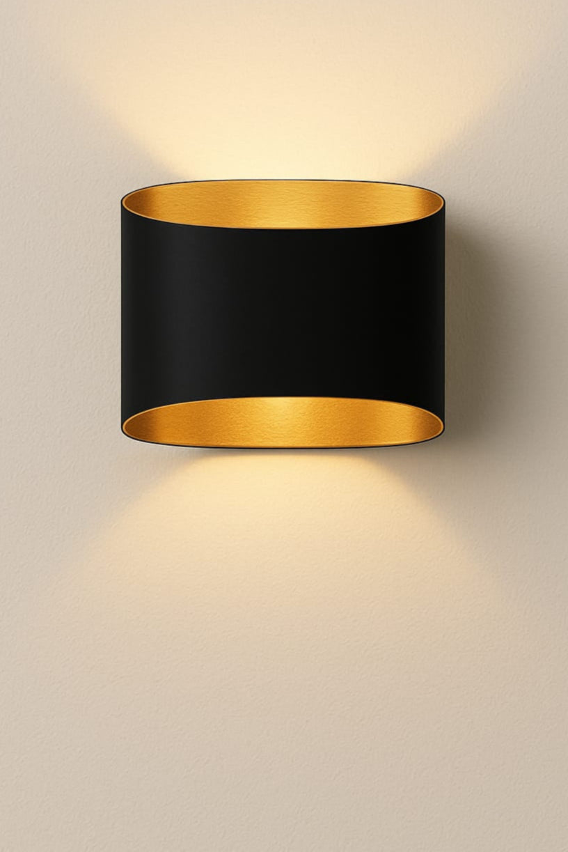 The Black & Gold Dual-Beam Sconce ✨Outdoor light💡 for originate, Water Proof🤿