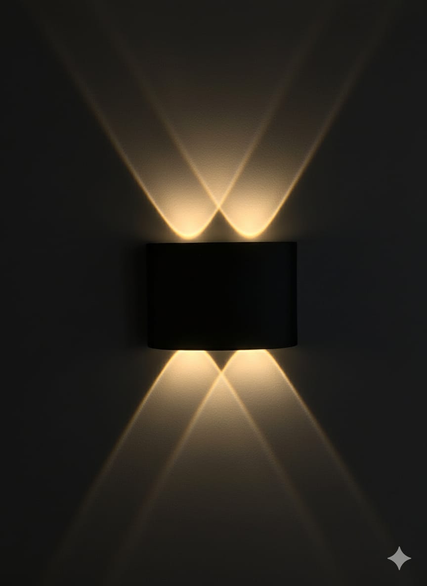 Intersecting Beam Wall Sconce ✨ outdoor light 💡(2+2), Water Proof🤿