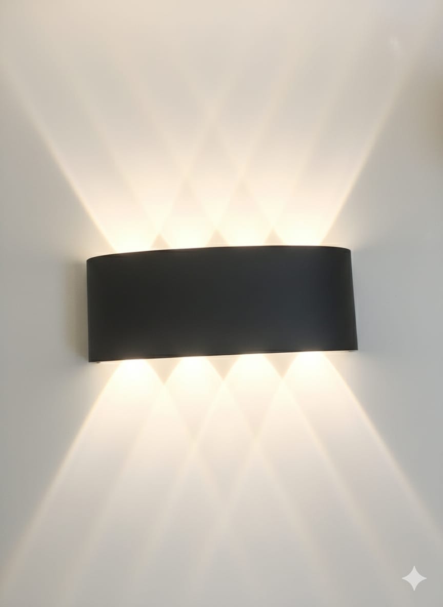 The Multi-Diamond Beam Sconce ✨. outdoor light 💡(4+4), Water Proof🤿