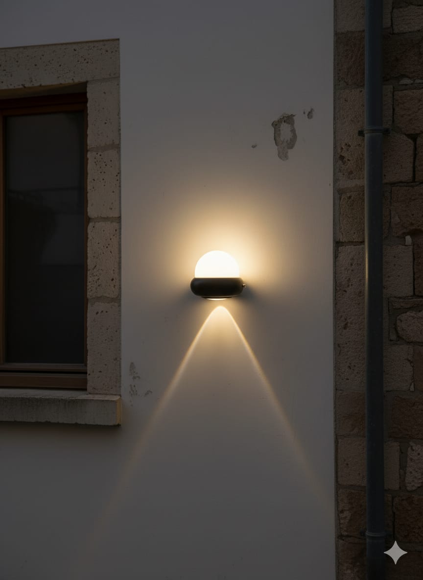 The Mid-Century Modern Sconce 🌕✨, outdoor light 💡(2+1), Water Proof🤿