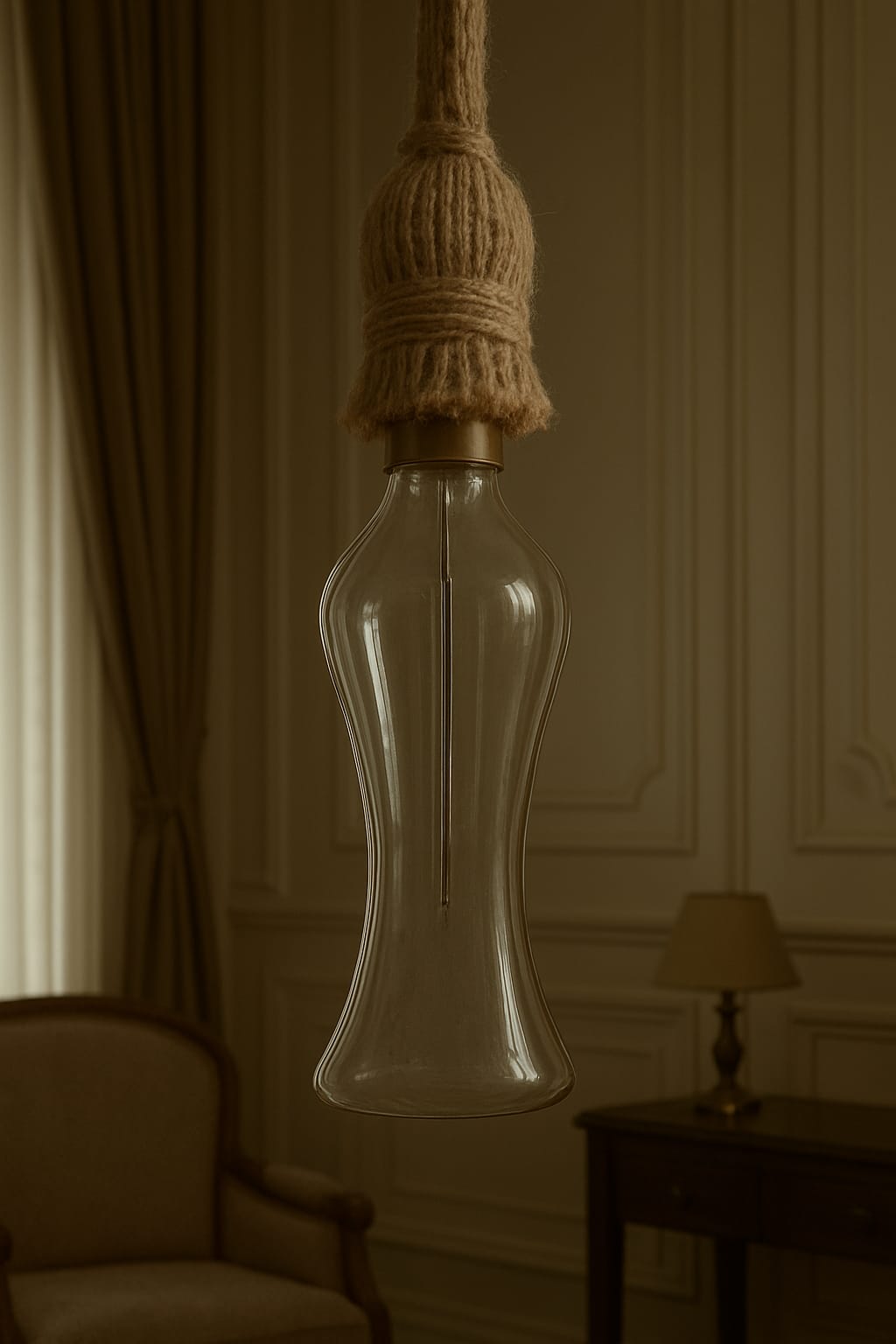 Luxury vibes Sculpted Filament Pendant ✨🕰️ Bulb🎇💡, 3w