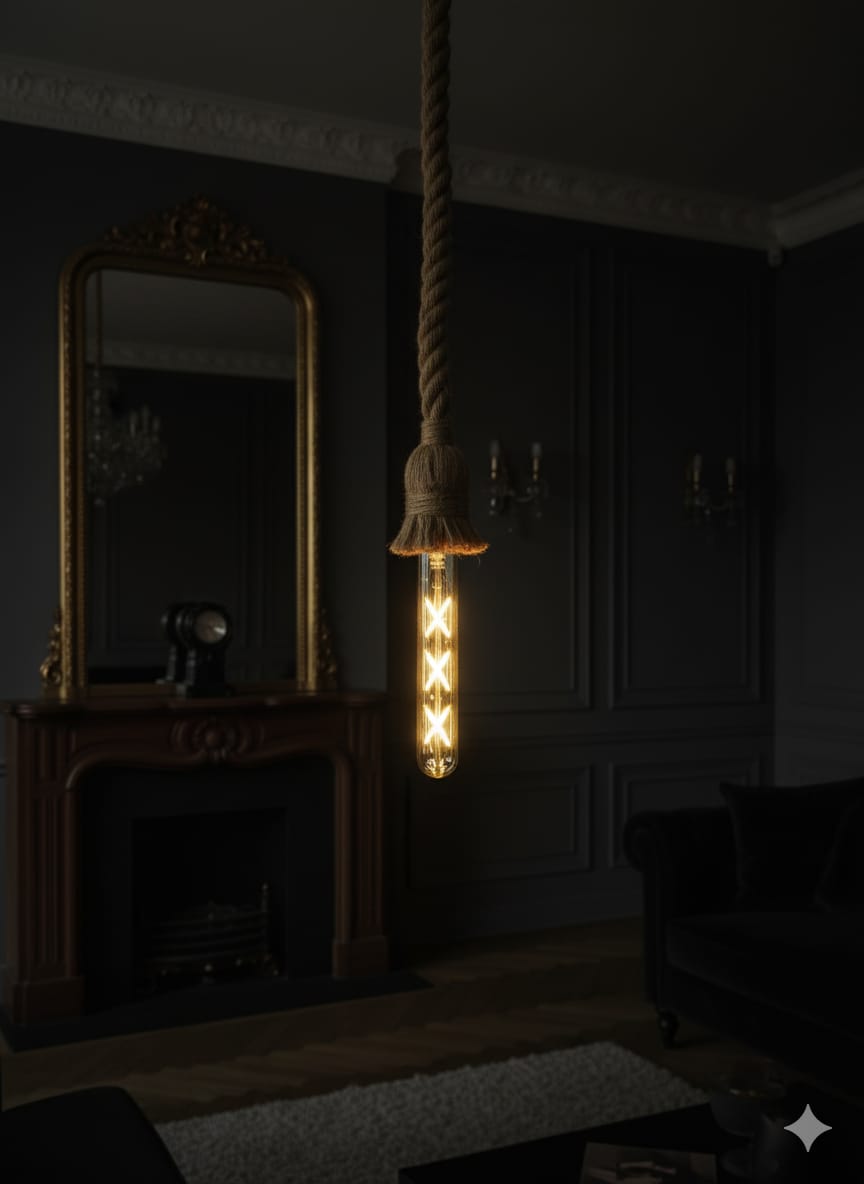 The Black &amp; Gold Sconce ✨🥂, 3X design bulb💡, 4w⚡