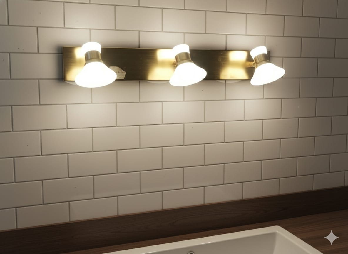 Fluted Bell Sconce 🔔, mirror light☄️, 🌈3in1 (Golden, natural, white)