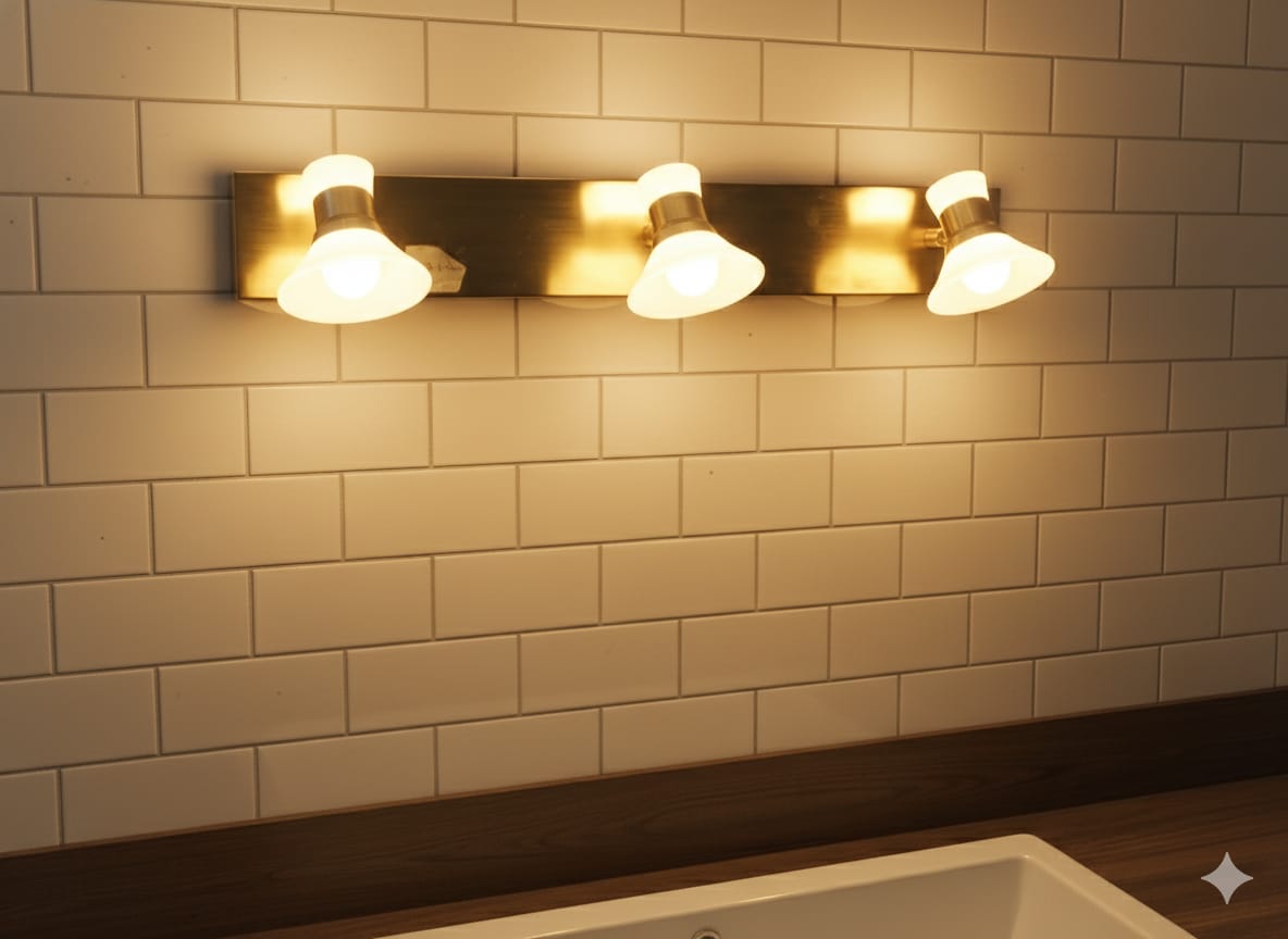 Fluted Bell Sconce 🔔, mirror light☄️, 🌈3in1 (Golden, natural, white)