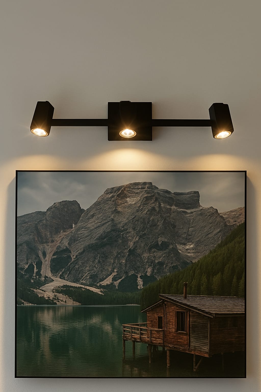 Triple Track Spotlight Bar 🎯💡, 🌈3in1 (Golden, natural, white)