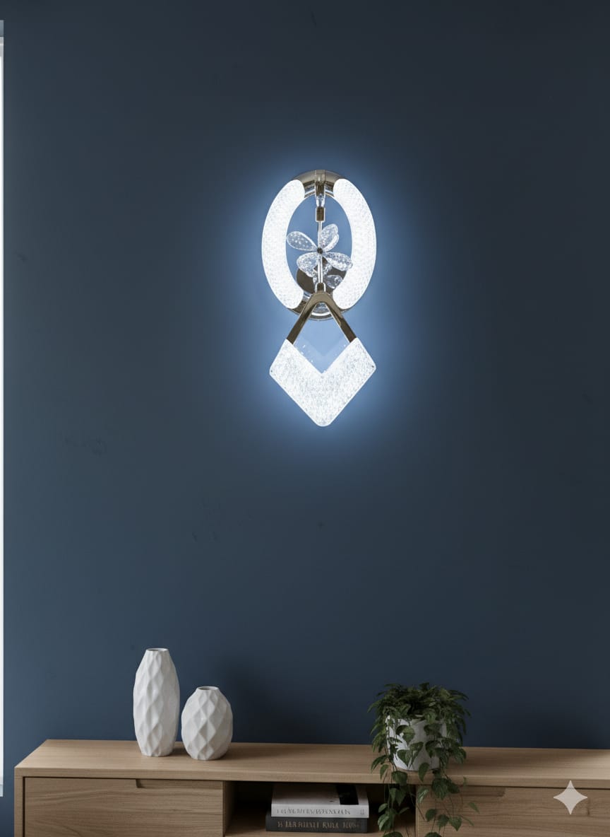 Aurora Petal💡 Luxe Wall Sconce 💎,  🌈3in1 (Golden, natural, white)