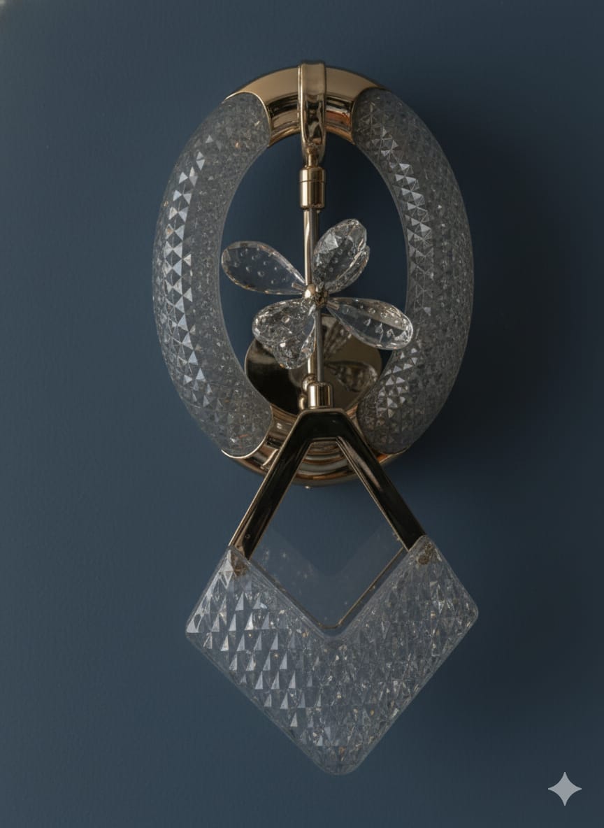 Aurora Petal💡 Luxe Wall Sconce 💎,  🌈3in1 (Golden, natural, white)