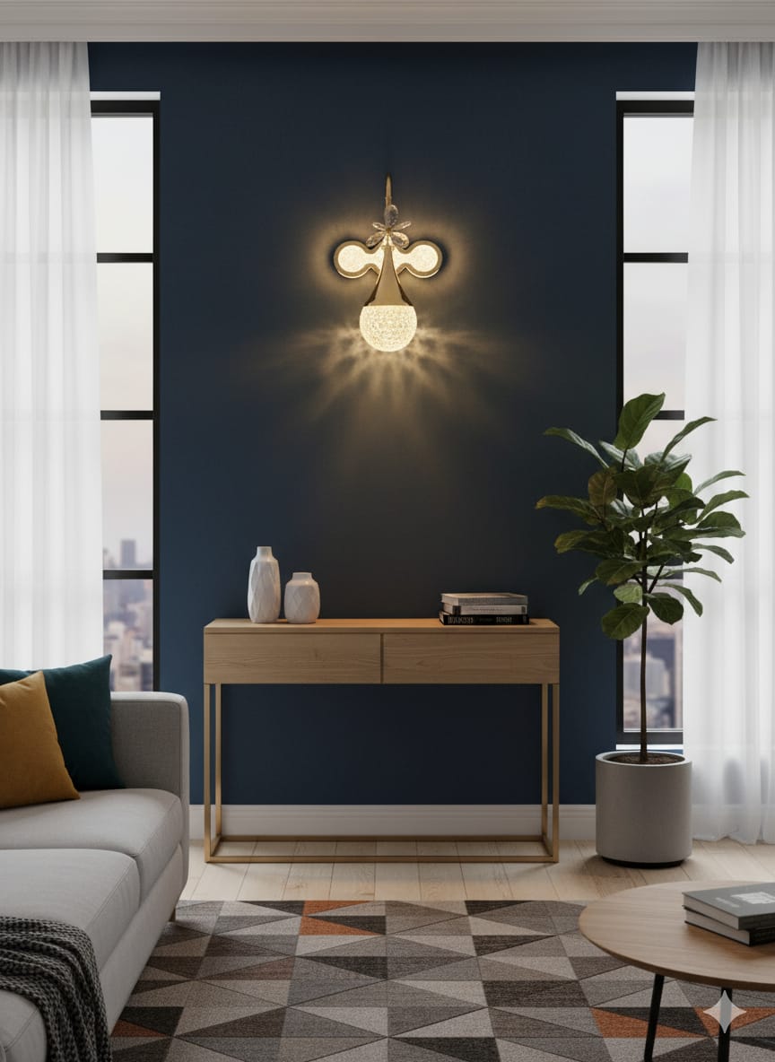 🌟 Modern Crystal Wall Light – Elegant Glow for Every Space 💡 ,🌈3in1 (Golden, natural, white)