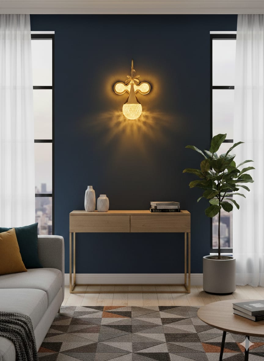 🌟 Modern Crystal Wall Light – Elegant Glow for Every Space 💡 ,🌈3in1 (Golden, natural, white)