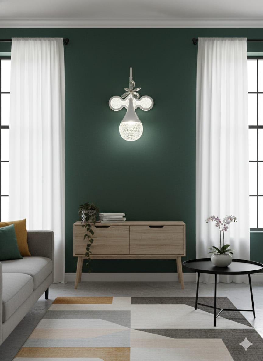 🌟 Modern Crystal Wall Light – Elegant Glow for Every Space 💡 ,🌈3in1 (Golden, natural, white)