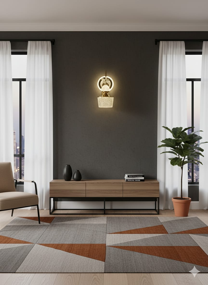💡 Golden Crystal Wall Light – Luxury That Shines Bright 🌟, 🌈3in1 (Golden, natural, white)