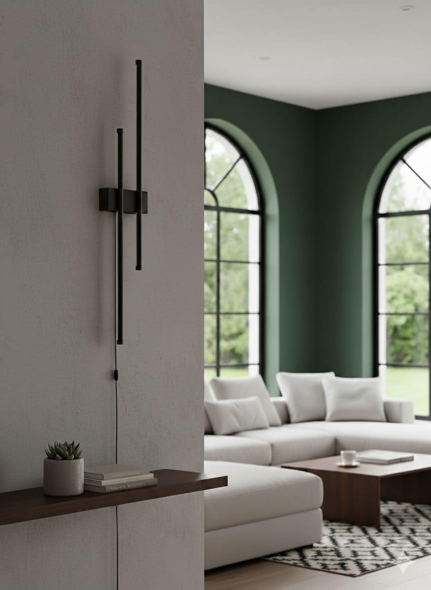 ✨ Vertical Glow LED Wall Light – Modern Minimalist Sconce for Indoor & Outdoor Elegance