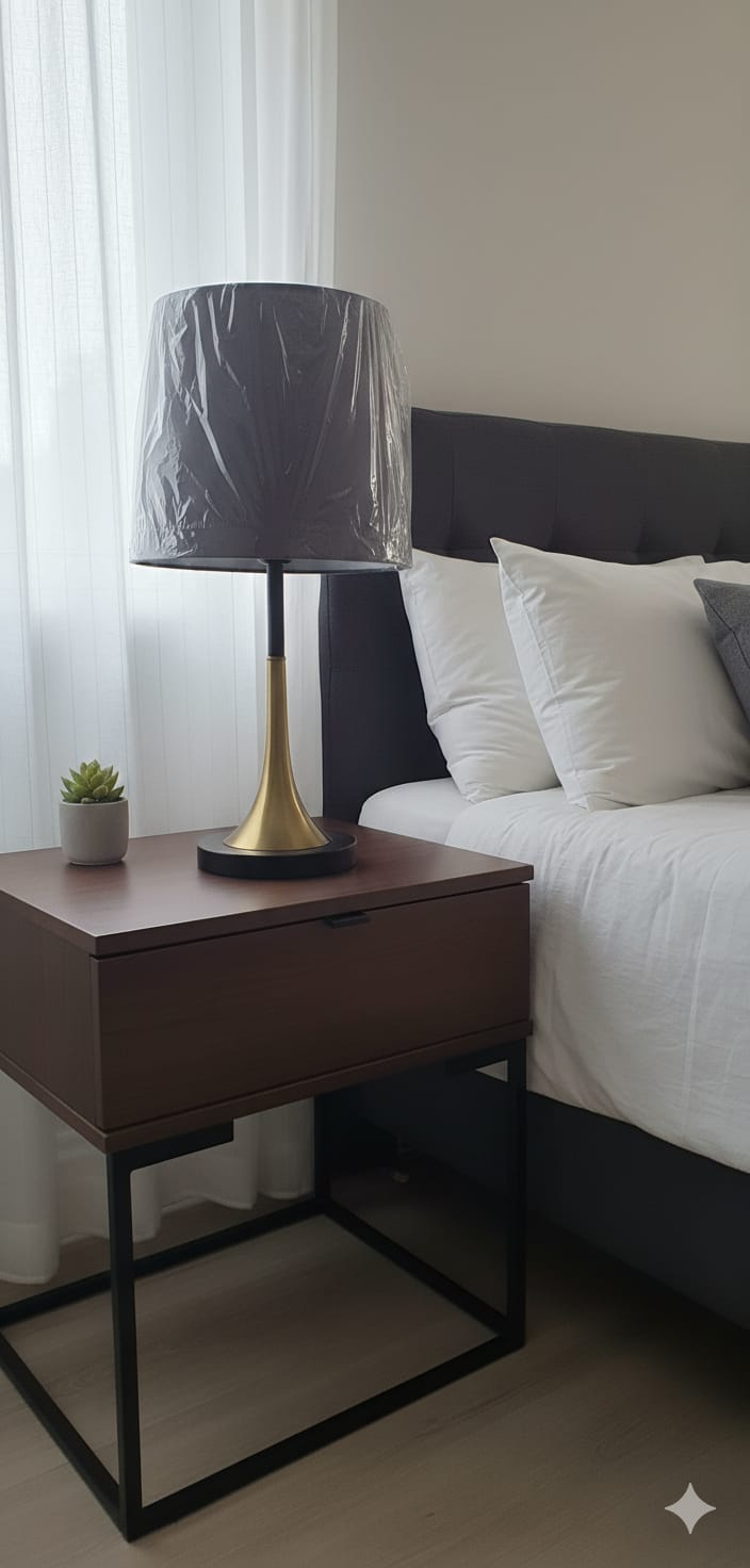 Mid-Century Modern Brass Table Lamp: A Touch of Golden Glamour 💛🛋️✨