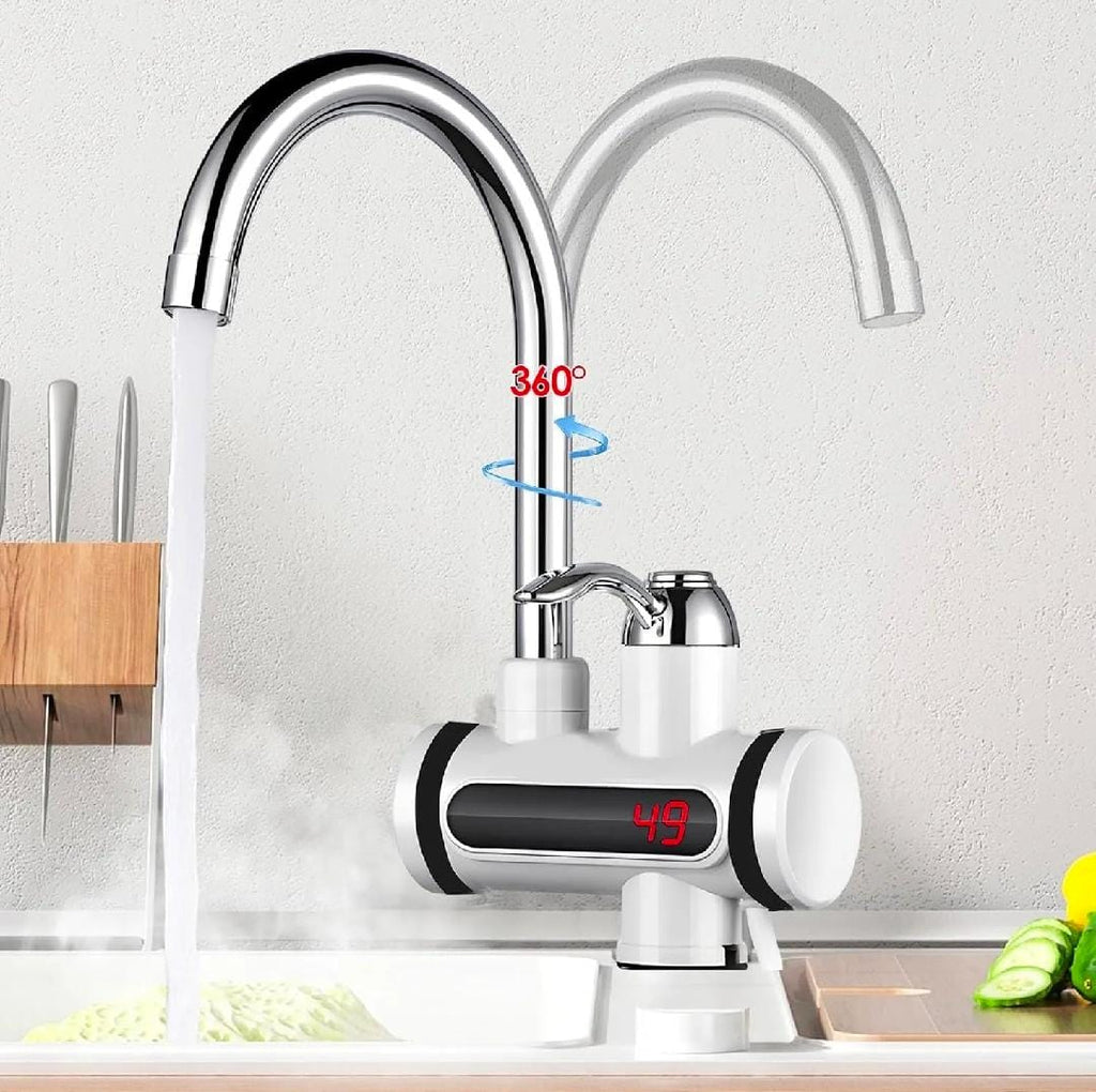 Instant Hot Water Faucet | Digital LED Temp Display | Energy-Saving Tankless Electric Heater Tap ✨