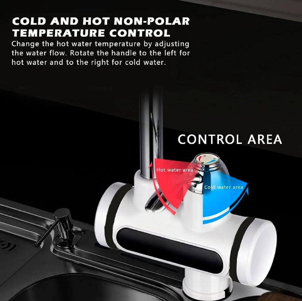 Instant Hot Water Faucet | Digital LED Temp Display | Energy-Saving Tankless Electric Heater Tap ✨