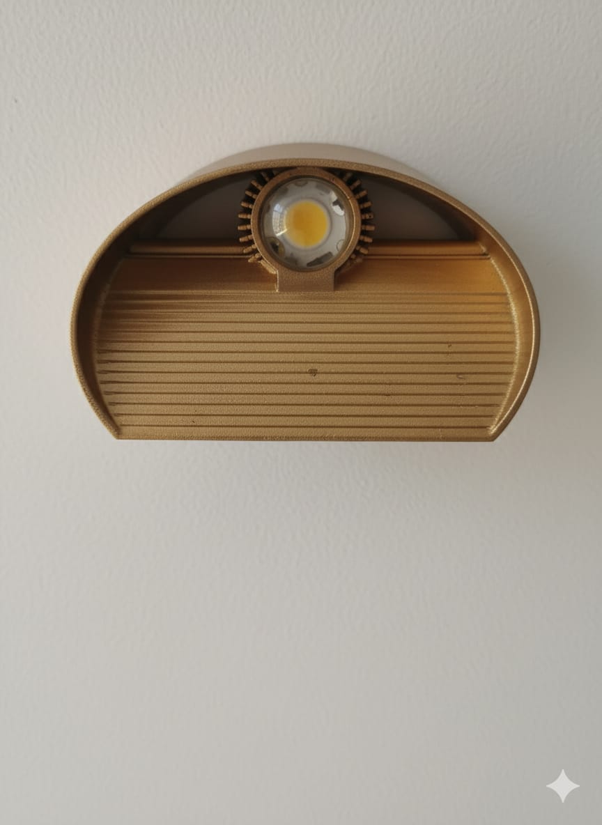 The Black & Gold Dual-Beam Sconce ✨Outdoor light💡 for originate, Water Proof🤿