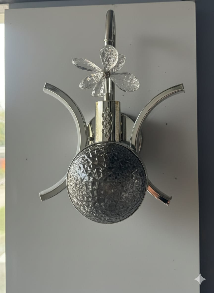 Modern Crystal Wall Sconce💡, 🌈3in1 (Golden, natural, white)